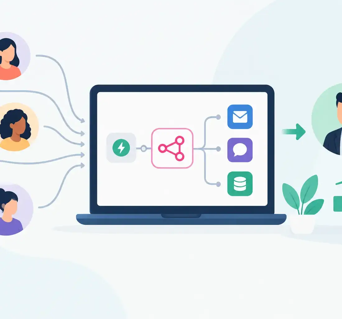 Automatización de leads con n8n que sí vende