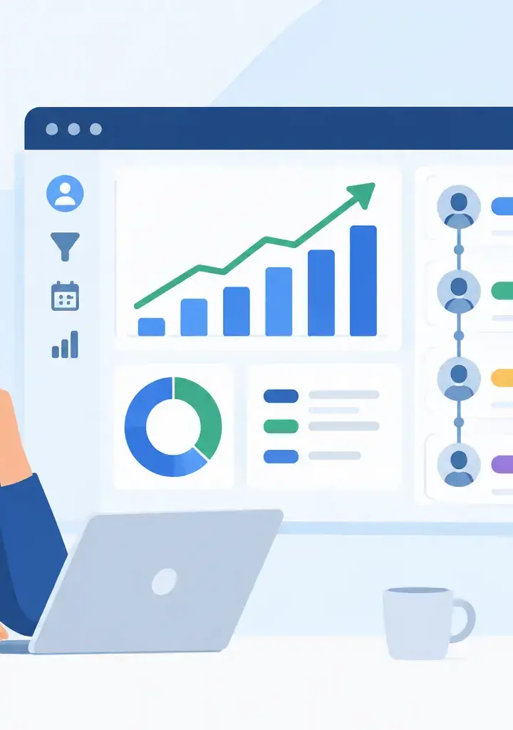 CRM para seguimiento de ventas que sí mide resultados